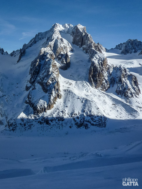 Glacier du Milieu, Aiguille d'Argentière (© P. Gatta)