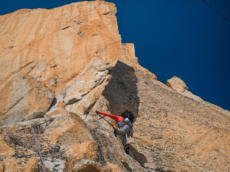 Beginning of pitch #8, 6a+ (© M. Baduel)