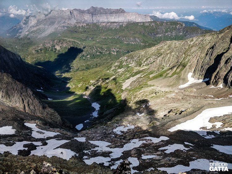 View from the top of Aiguilles Crochues (© P. Gatta)