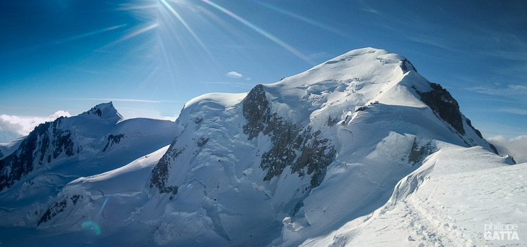 Mont Maudit, Mont Blanc and Arête des Bosses (© P. Gatta)