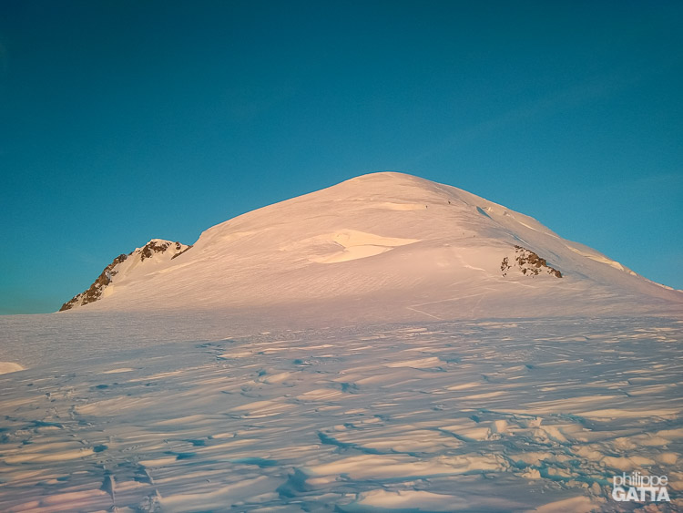 Mont Blanc: final slopes (© P. Gatta)