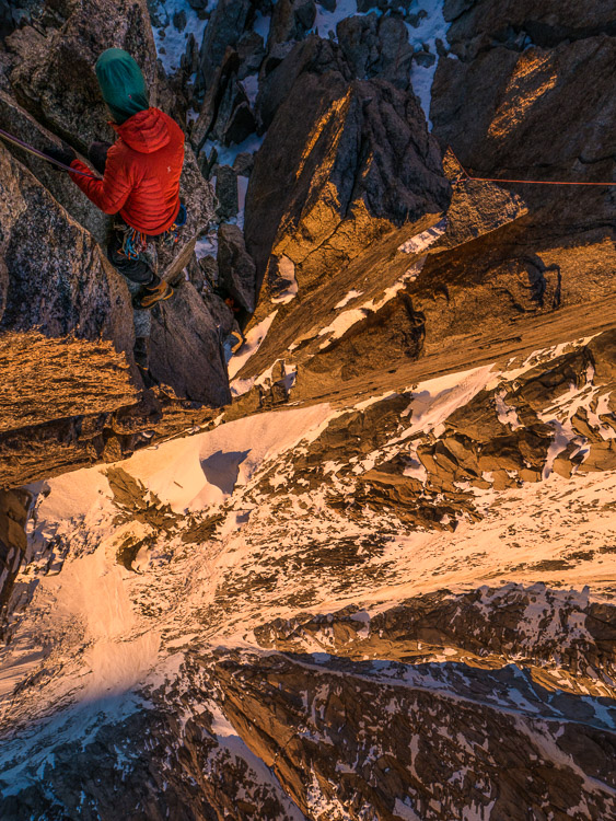 Close to the top of Corne du Diable (© M. Baduel)