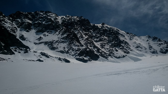 Mont Vélan East Face - Annibal Couloir (© P. Gatta)