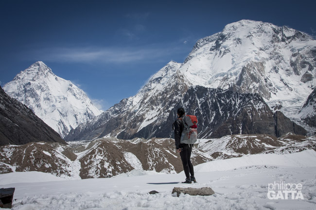 K2 and Broad Peak from Concordia (Photo © A. Gatta)
