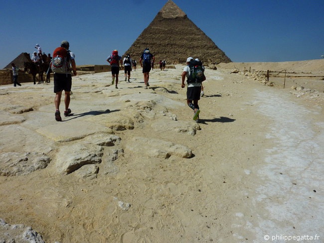 Last stage around the Giza Pyramids (© P. Gatta)