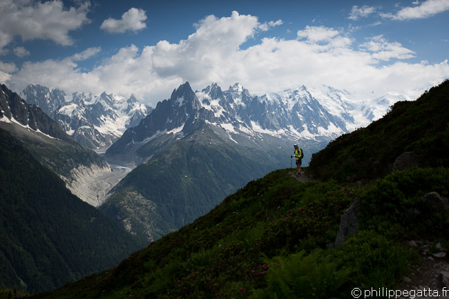 TMB: Mont Blanc Massif (© P. Gatta)