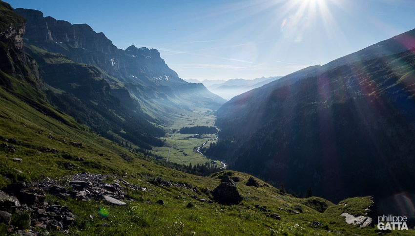 Beautiful valley of Urnerboden, Switzerland (© A. Gatta)